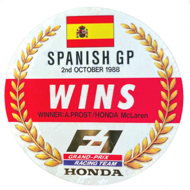 Honda Wins - Spanish GP 1988