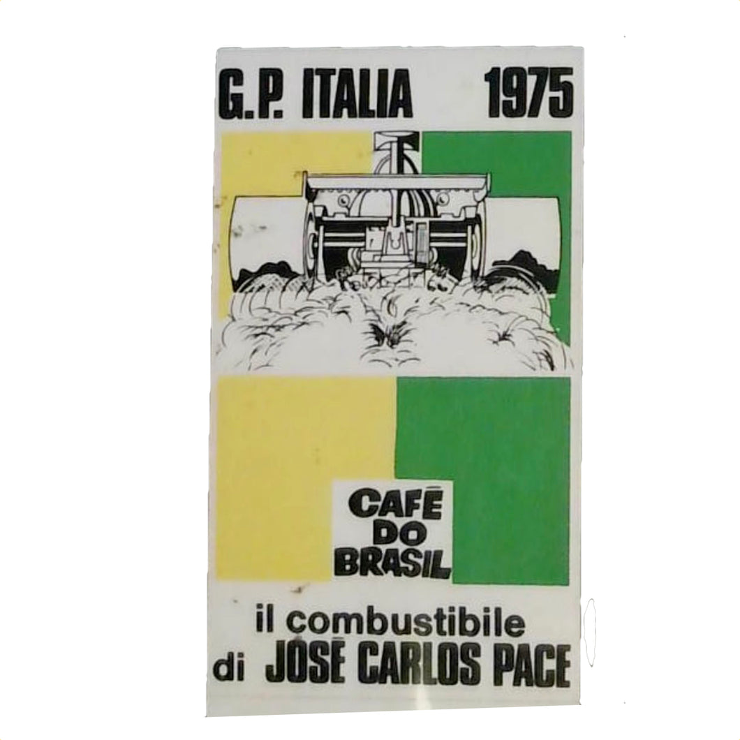 Cafe Do Brazil - Carlos Pace - Italian GP 1975