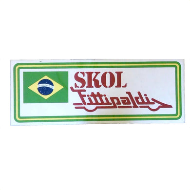 Skol Fittipaldi Sticker - Large
