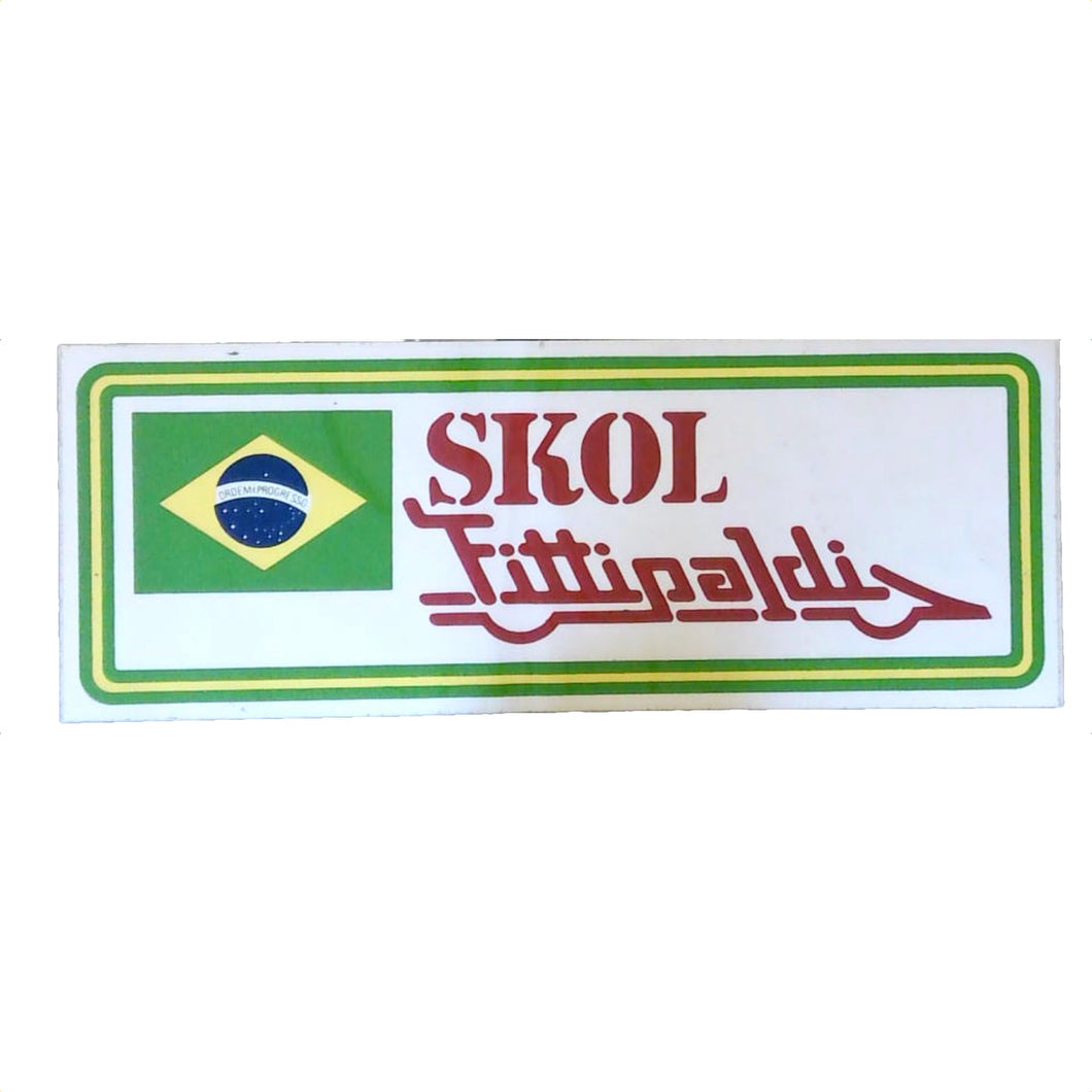 Skol Fittipaldi Sticker - Large