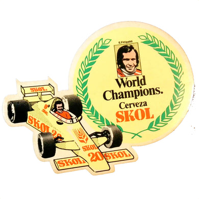 Skol Fittipaldi World Champions. Ceveza