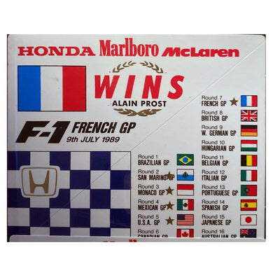 Honda Wins - French -1989