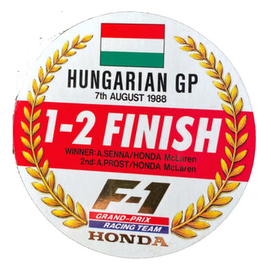 Honda Wins - Hungarian GP 1988
