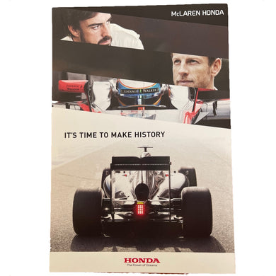 Honda McLaren 2018 Postcard
