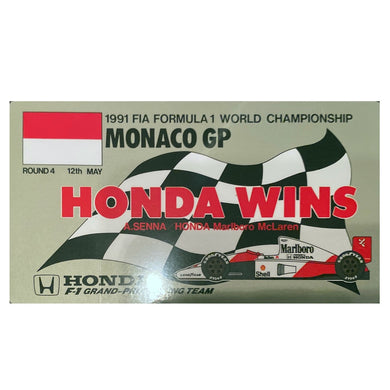 Honda Wins - Monaco - 1991
