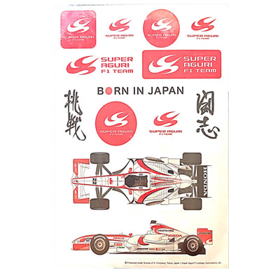 Super Aguri - Sticker - Car and logo