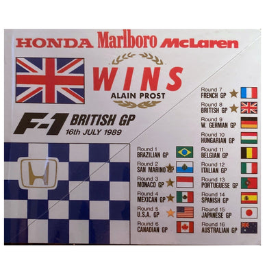 Honda Wins - British -1989