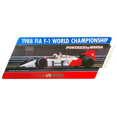 Honda VERNO FIA WORLD CHAMPIONS 1988