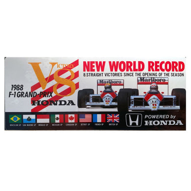 Honda Record Wins Wins - Marlboro Mclaren 1988